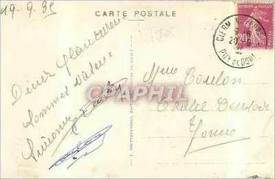 Koła Dômes Północne z ich kratek — G. D'O 558 — G. GOUTTEFANGES, WYDAWCY GOUTTEFANGES (P.-BÉD.) — Rewers