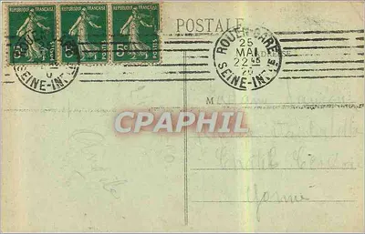 Rouen - Justizpalast — C.V. 376 — Verlag C.V. — Rückseite