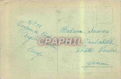 Rouen-Kathedrale — Ansicht von der Spitze genommen — C.V. 72 — Rückseite