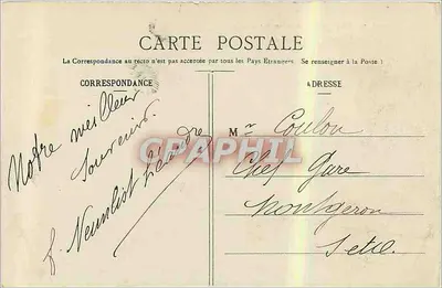Pôr do sol sobre Dinard — St-Malo — editor desconhecido, número de série não visível — Verso