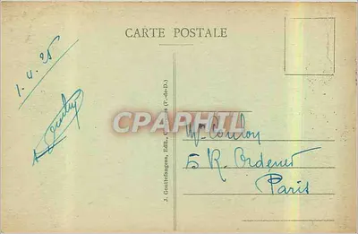 O PUY DE DOME - O Col de CÉYSSAT em seu ambiente — J. Gouttefanges, editor (R.-de-D.) — Verso