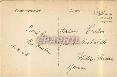 Chaumont — O Castelo, Fachada Sul-Oeste — LL — Verso