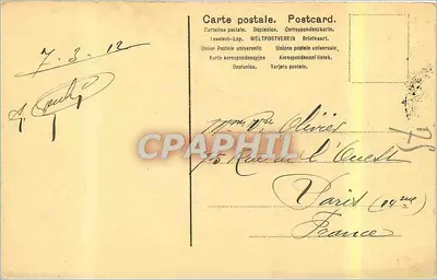 Milano - Piazza del Duomo — widok Duomo i placu — wydawca nieczytelny, numer serii nieczytelny — Rewers