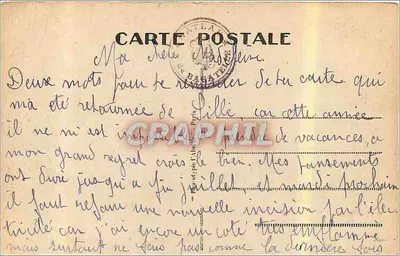 Paris - Bois de Boulogne - Die Druiden — unbekannter Verlag, Nr. 40 — Rückseite