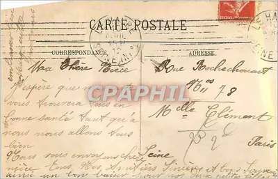 Le Havre — "La Provence" — LL — Verso