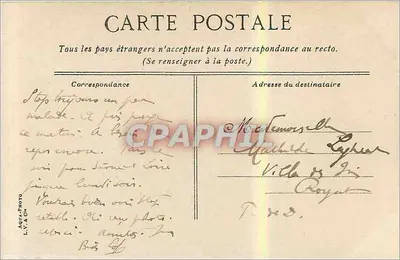 Dijon. O Teatro — editor L.V. & Cie, n° 444 — Verso