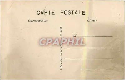 Clermont-Ferrand — La Préfecture avec la cathédrale en arrière-plan — G.d'O. 353 — Verso