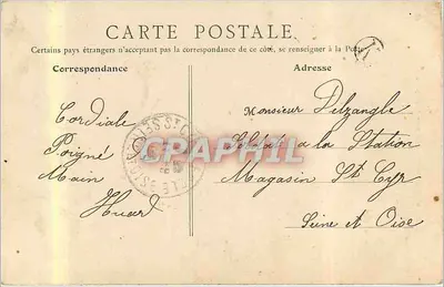 Vitré — A Igreja de São Martinho — B.F., Paris, n°20 — Verso