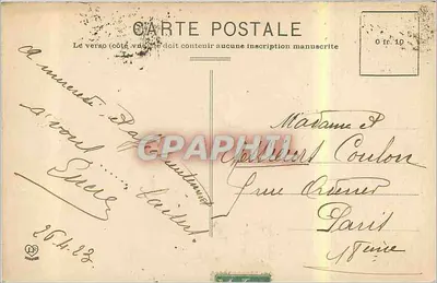 Pokój Janny d'Albret — Zamek Henryka IV — Toulouse — Wydawca: P. Basser-Pyrénées — Rewers
