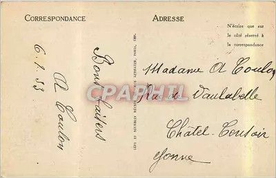 NANTES — O Castelo — Grand Logis e Palácio Ducal (século XV) — ND — Verso
