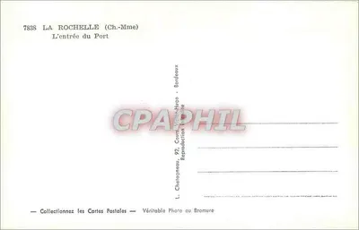 La Rochelle — wejście do portu — wydawca Elce — Rewers