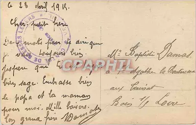 Napoleão I — poema sobre Waterloo e Santa Helena — J.N. Paris n°1489 — Verso