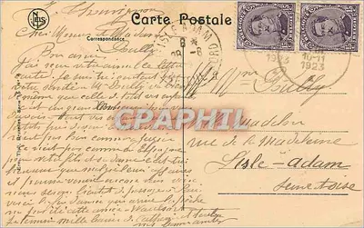 Anseremme — Castelo de Walzin — N. Lusy — Verso