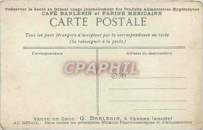 Clermont-Ferrand — Ogród Tazag — V. & C. n°17 — Rewers