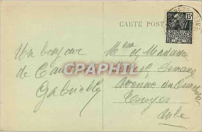 Cauterets — Wodospad Cerisey — Wydawca nieznany, nr 375 — Rewers