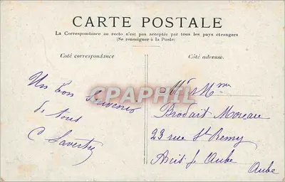 Paris — A Prefeitura — editor não visível — Verso