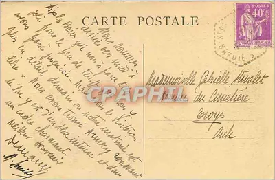 Abadia de HAUTECOMBE — O santuário e o túmulo de Aymon o Pacífico — editor não visível — Verso