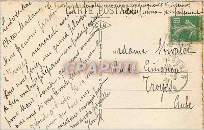 Gerardmer — Miasto i Jezioro — Piekne Wysokie Paryski — Rewers