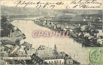 Namur - Valeia do rio Meuse — vista panorâmica — editor não identificado