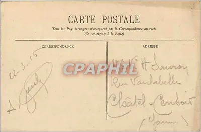 Hendaye-Plage — Dwa bliźniaki — Wybrzeże Basque — BR-3013 — Rewers