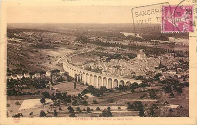 SANCERRE - O Viaduto e Santos Satur — Edição L. Hérald, Sancerre, n°117