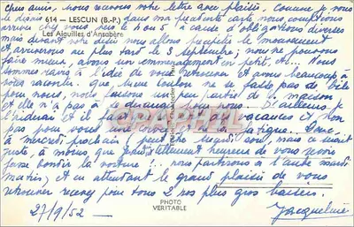 As Agulhas de Ansabère — Lescun (B.P.) — Chantegleé — Verso