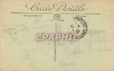Wieża Grosse Cloche — Bordeaux — Dom RiQUARD 105 — Rewers