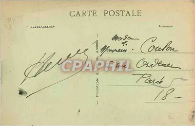 Ploumanach (C.-du-N.) — Zamek Costaéres — Fototyp A. Angel, Angers — Rewers