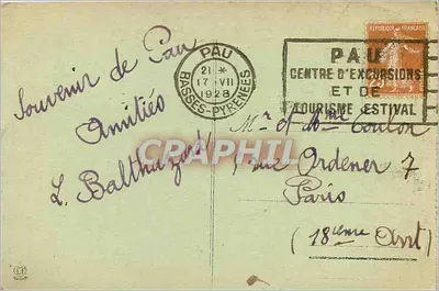 Les Hautes-Pyrénées — Gavarnie : Il Caos e i sommiti del Cirque — Fototipo Laquouhi, Pau — Verso