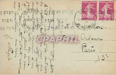 Dieppe - Ogród Kasyna i stary Zamek — Wydawca: , n° 13 — Rewers