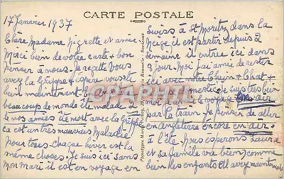 Biarritz (B.-P.) — Côte des Basques et 'Héhanthé' sur la Falaise — M.D. — Rewers