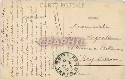 Verdun-sur-Meuse - Vista geral (O Teatro e a Catedral) - M. C. — Verso