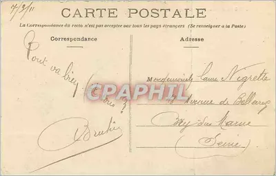 Angers à vol d'oiseau — Côte Nord-Est — Éditeur : P. BIBION, FRANCE — Reverso