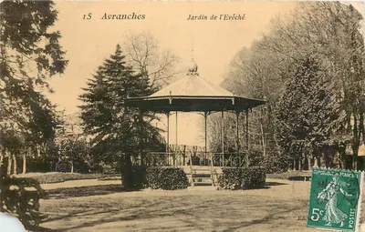 Avranches — Jardim do Bispo — Ed. L. F. Brézé