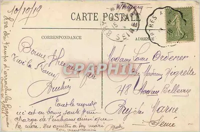 Avranches — widok z Baie du Mont Saint-Michel z Jardin des Plantes — Lib. Lechaplaïse — Rewers