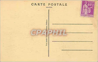 Orléans — Die Kathedrale — Vve André Garnon, Verlag, Nr. 684 — Rückseite