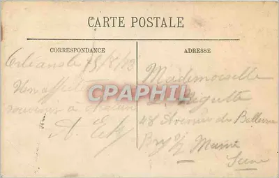 Orléans - Casa de Diane de Poitiers - Museu Histórico — LL — Verso