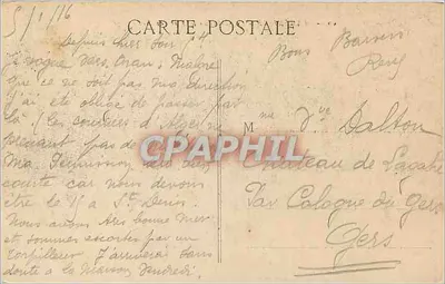 Marseille — Het Kasteel van If en de eilanden — ZZ — Achterkant