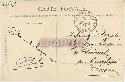 Rocher du Mont Dol — widok panoramiczny — H. Le Matilob, wydawca, Saint-Nazaire — Rewers