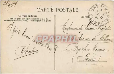 Saint-Servan — Les Bas-Sablons w burzę — Wybrzeże Emeraude — Rewers