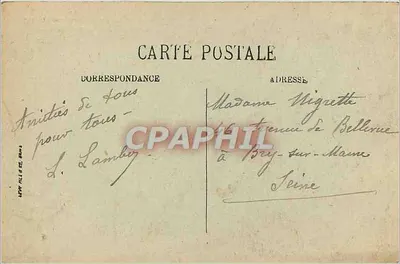 Langeais — O Castelo — Facha Meridional — LL. — Verso