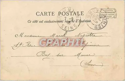 Toulouse — Porta do Hotel de Felzins — editor Grains — Verso