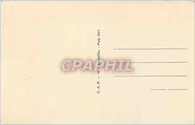 Statua z Doliny Lys — Luchon — wydawca C.A.P. - 44, rue Latellier - Paryż (15) — Rewers