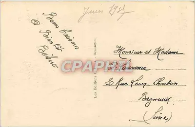 Besançon les Bains — Avenida Foch — Éd. Ducloix, n° 433 — Verso