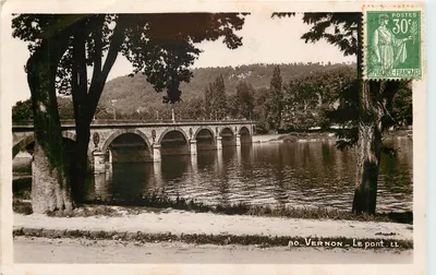 Vernon — O ponte — Lévy et Naudeau, Paris