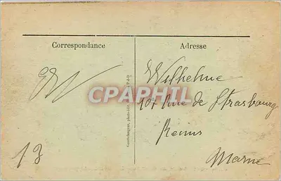 Rodovia do Mont-Dore para a Bourboule (paisagem) — a. d'o. - 866 — editor a. d'o. — Verso