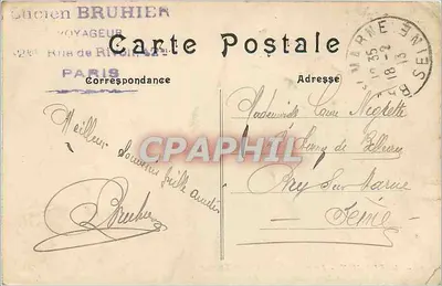 Bordeaux — Perystyl Grand Teatru i plac Komedii — PP. — Rewers
