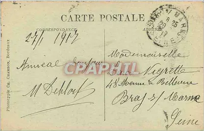Bordeaux — De Brug — C.B. — Achterkant