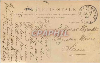 Place du Palais Royal — widok z Louvru i centralnego monumentu — wydawca Prousse — Rewers