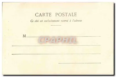 Mulher em traje de Latour — Auvergne — Lib. Bougé-Béal, 21 Rue de l’Écu, Clermont-Ferrand — Verso